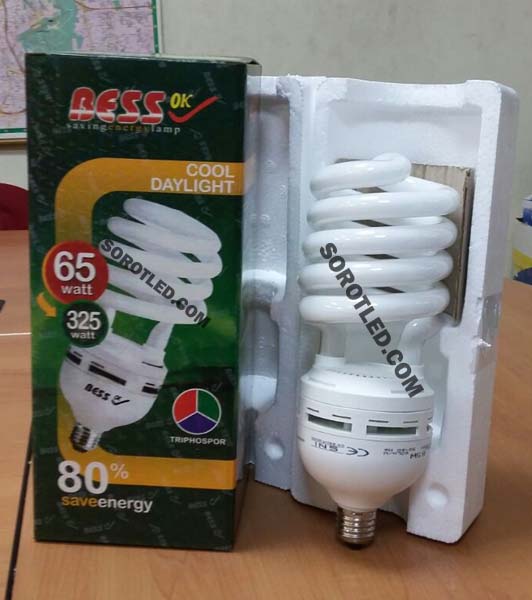 Lampu Spiral Triphospor 65watt setara 325watt